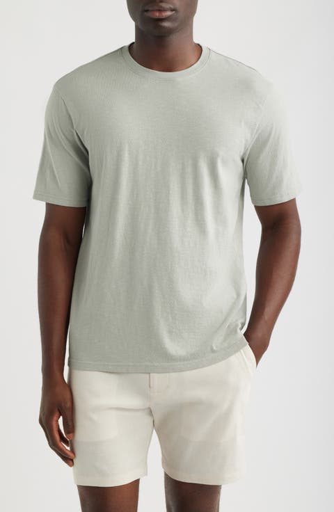 Slub Cotton Crewneck T-Shirt