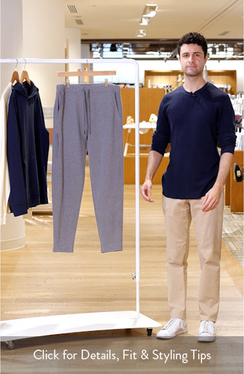 Ace Stretch Cotton French Terry Sweatpants, sales video thumbnail