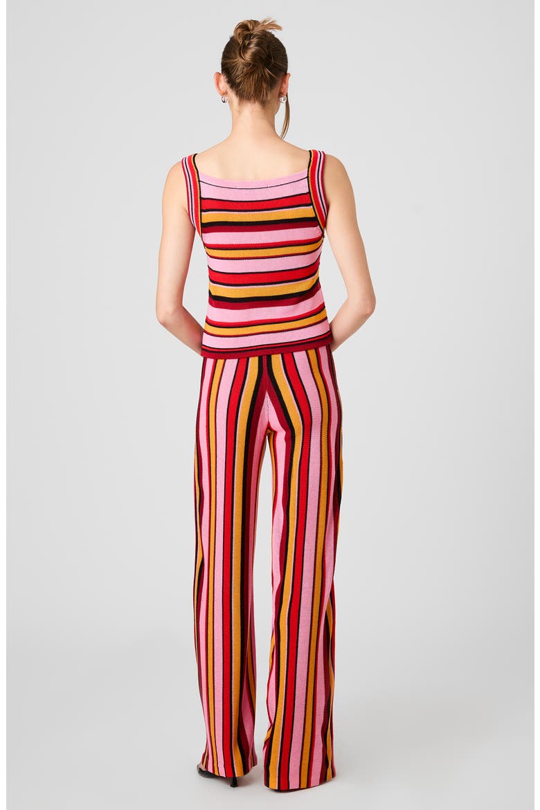 Motley Knit Tank, Alternate, color, SUNKISSED ORANGE MUL