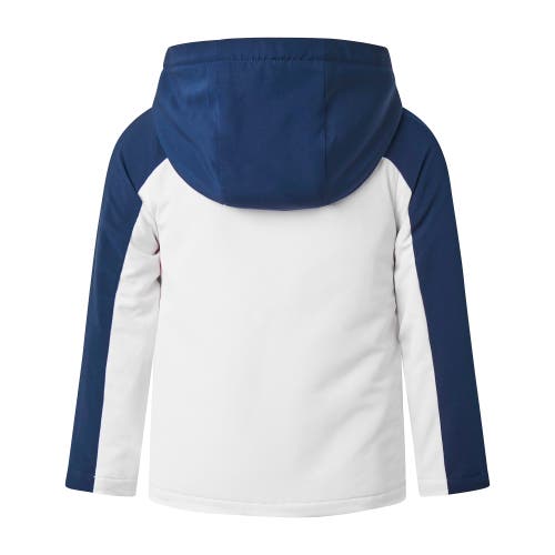 Rachel Riley Fleece Lined Hooded Jacket In Navy