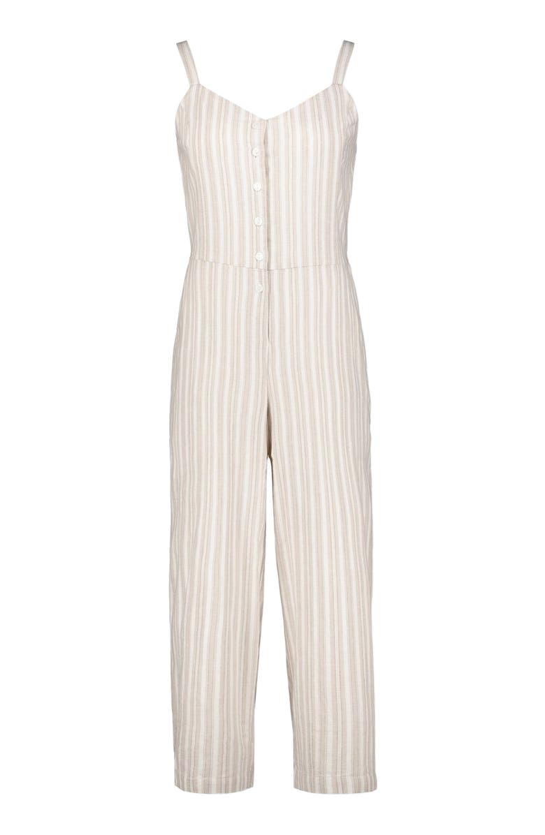 Hope & Henry Women's Button Front Jumpsuit, Alternate, color,