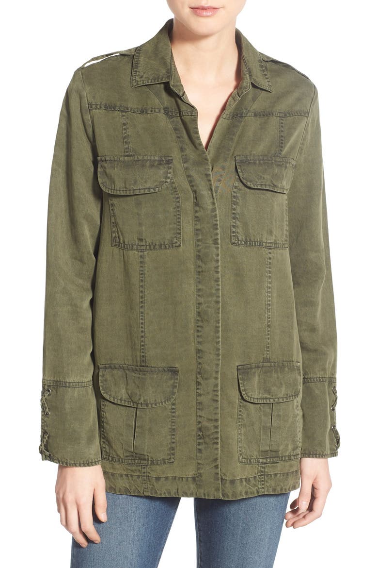 Shirt Jacket, Alternate, color, ARMY