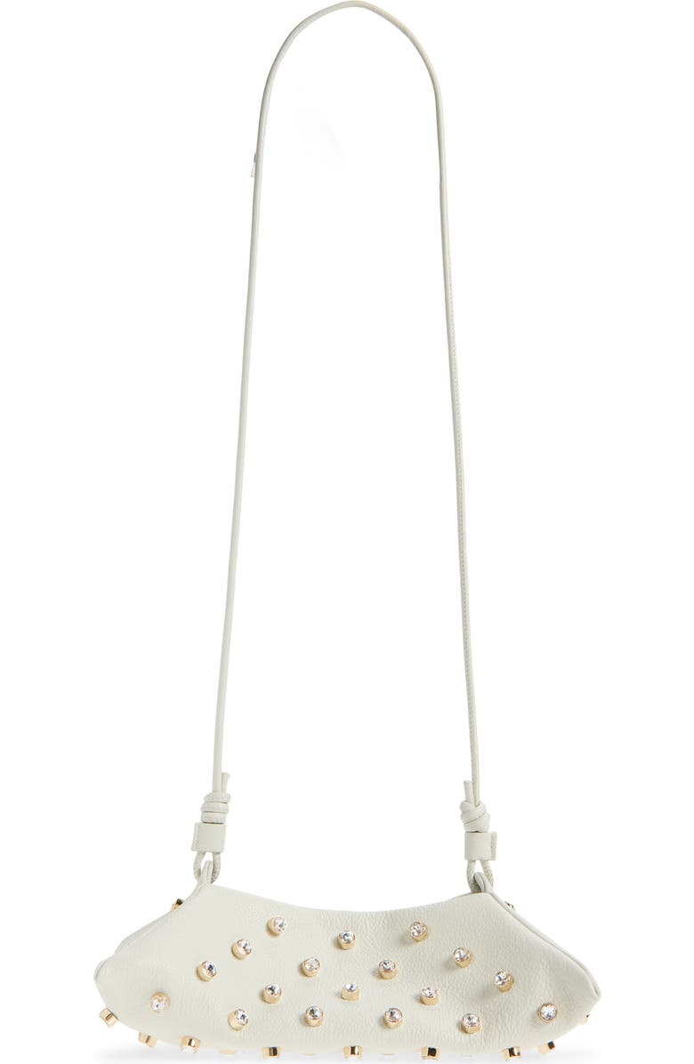 Altuzarra Mini Origami East/West Crossbody Bag, Alternate, color, 380102 Ivory/ Crystal
