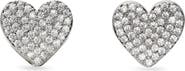 Kate Spade New York Pave Heart Stud Earrings