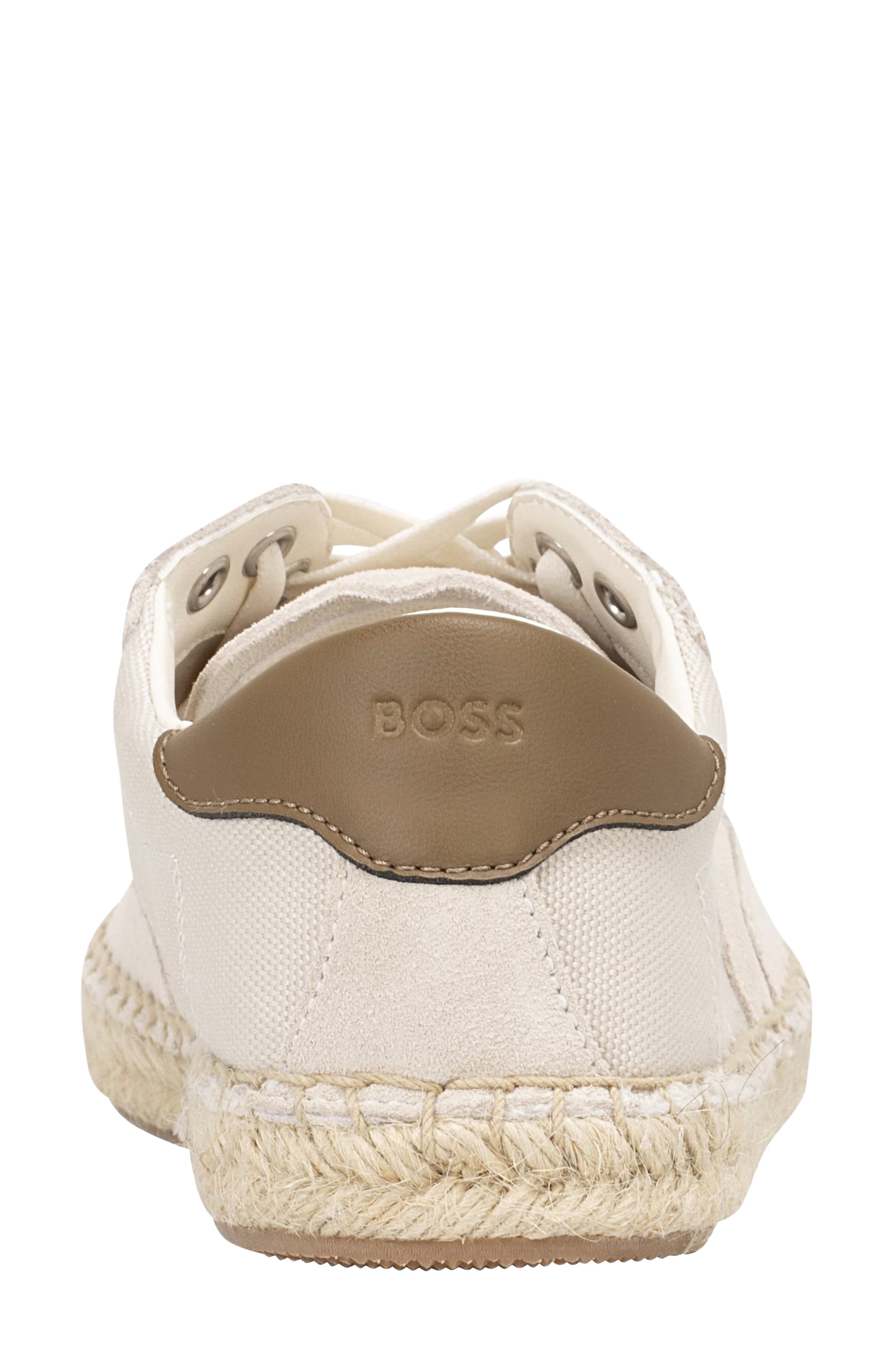 BOSS Carlynn Espadrille Sneaker, Alternate, color, Open White