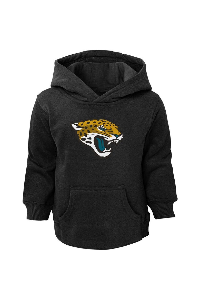Toddler Black Jacksonville Jaguars Logo Pullover Hoodie, Main, color, Black