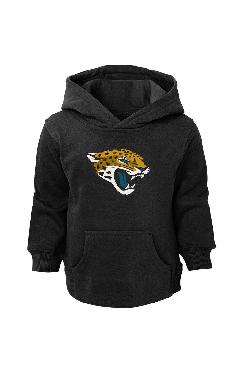 Outerstuff Toddler Black Jacksonville Jaguars Logo Pullover Hoodie, Main, color, Black