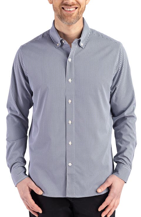 Skyline Epic Confidence Check Stretch Button-Down Shirt (Big & Tall)