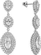 Untamed Petals Annette Crystal Drop Earrings