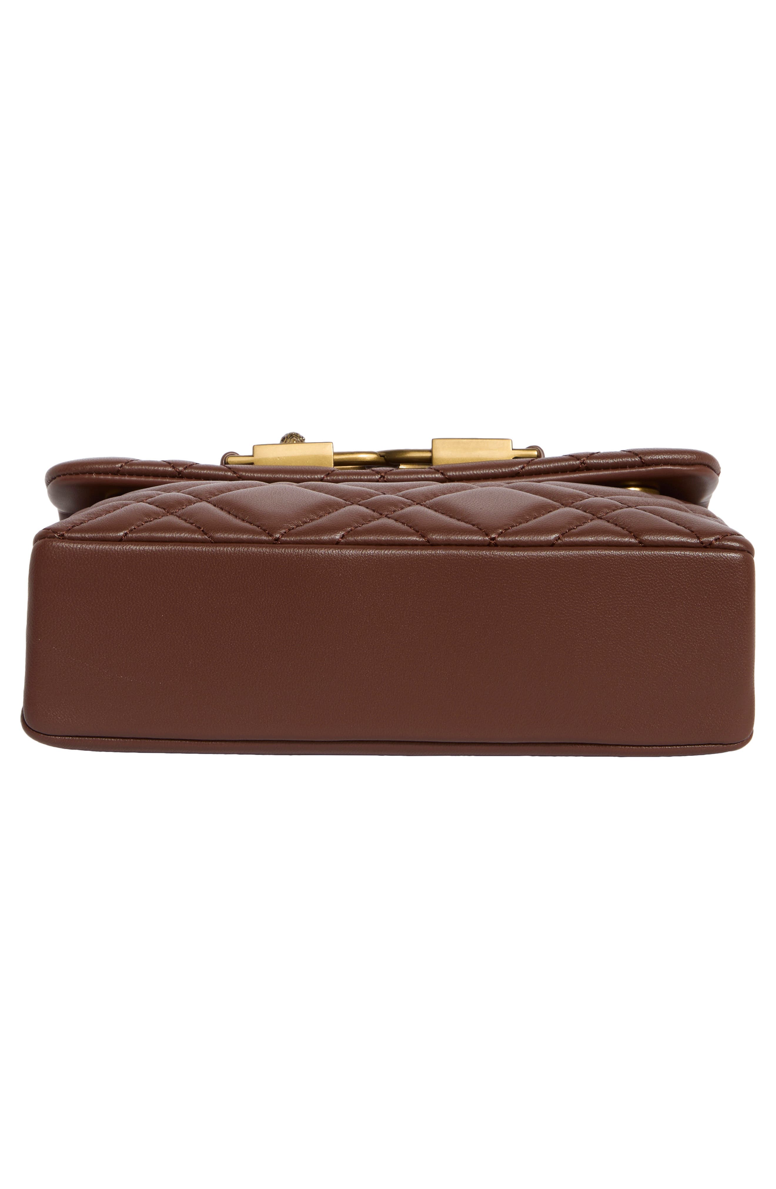 Mini Kingsley Quilted Leather Crossbody Bag, Alternate, color, WINE