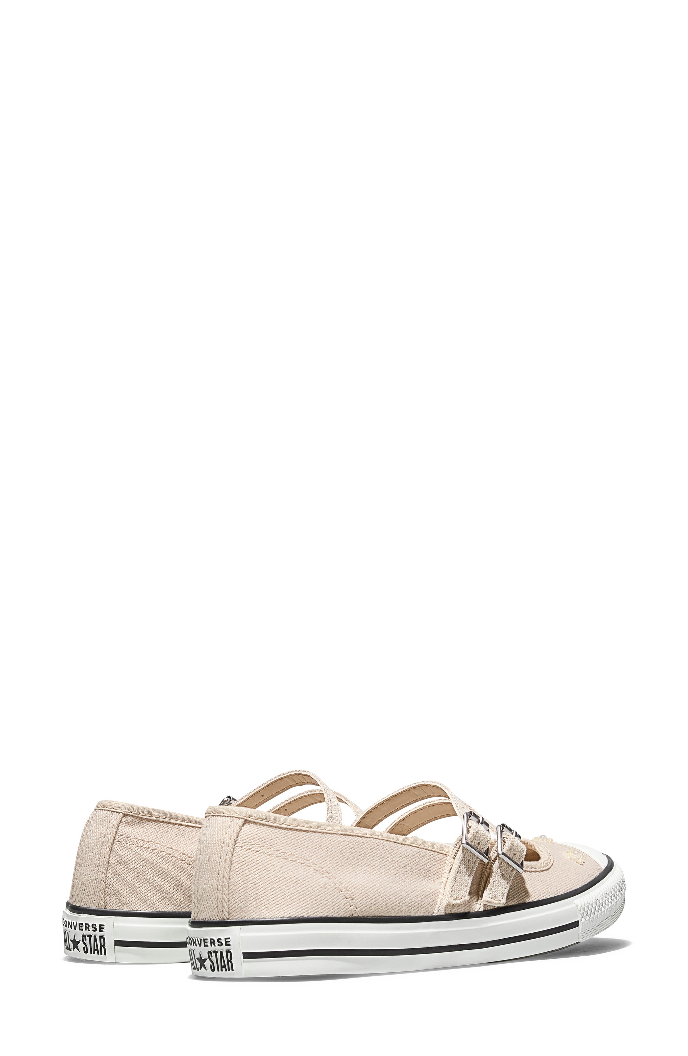 Converse Chuck Taylor<sup>®</sup> All Star<sup>®</sup> Dainty Mary Jane Sneaker, Alternate, color, Classic Ecru/ Egret/ Black