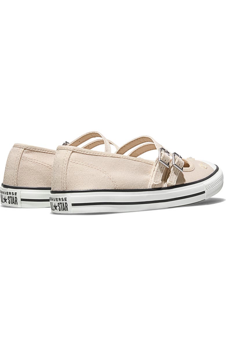 Converse Chuck Taylor<sup>®</sup> All Star<sup>®</sup> Dainty Mary Jane Sneaker, Alternate, color, Classic Ecru/ Egret/ Black