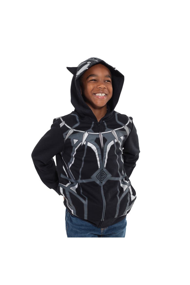 Avengers Black Panther Cosplay Pullover Hoodie, Alternate, color, Multicolor