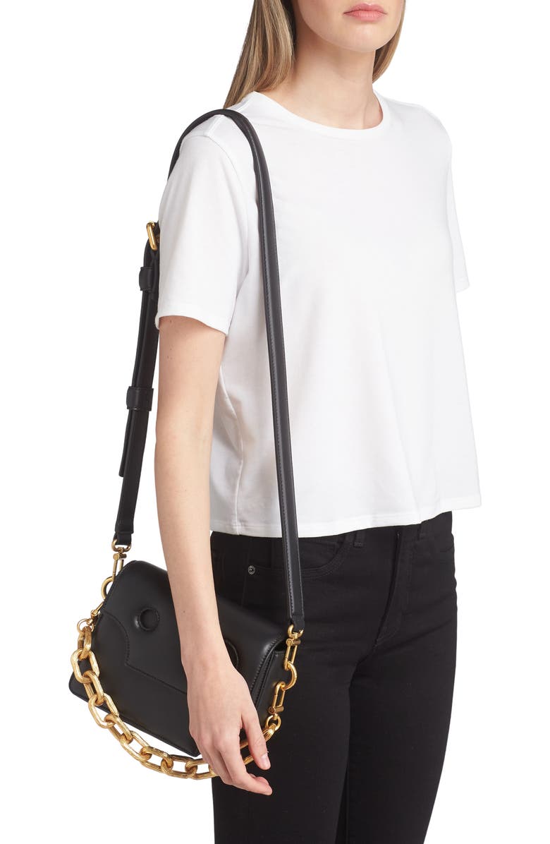 Off-White Burrow 22 Leather Shoulder Bag, Alternate, color,