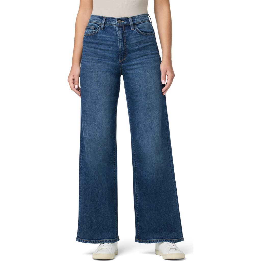 Joe's High Waist Ankle Wide Leg Jeans In Multi