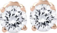 Bliss Diamond Certified 1 cttw Round Cut Natural Diamond Studs 14K Gold