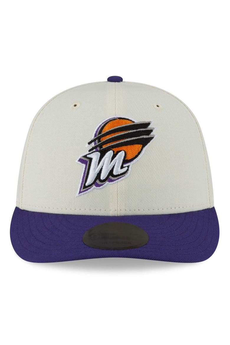 Men's New Era White/Purple Phoenix Mercury 2023 WNBA Draft 9FIFTY Snapback Hat, Alternate, color, White