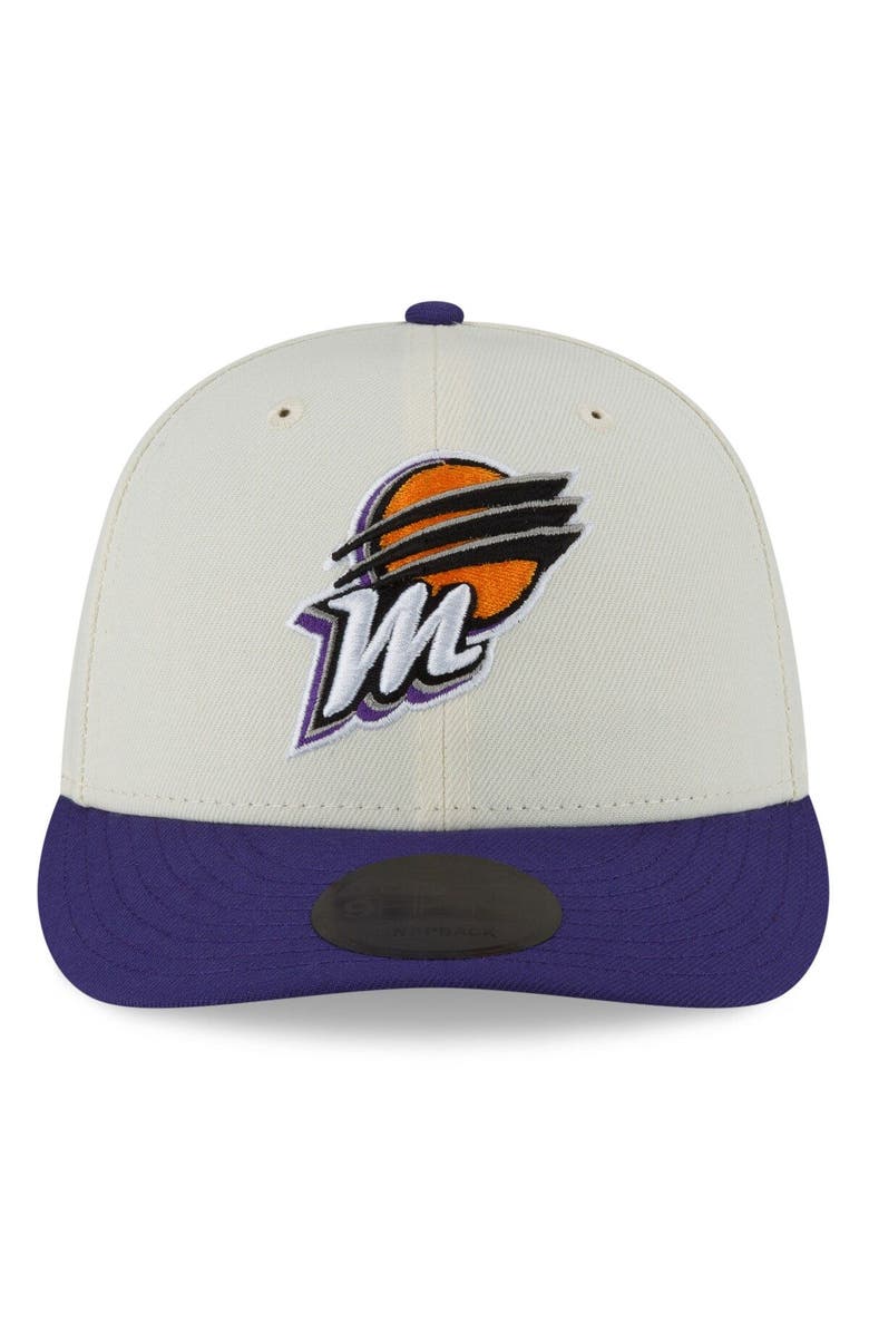 New Era Men's New Era White/Purple Phoenix Mercury 2023 WNBA Draft 9FIFTY Snapback Hat, Alternate, color, 