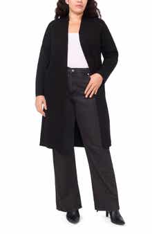 Open Front Longline Cardigan