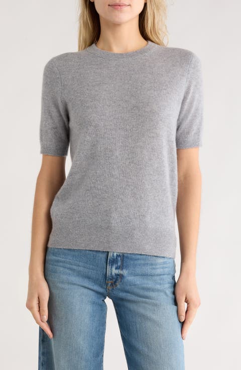 Short Sleeve Cashmere Sweater