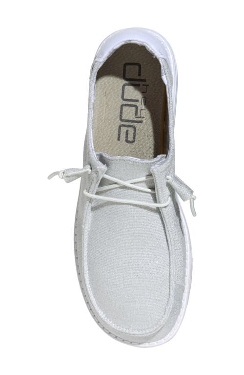 HEY DUDE HEY DUDE WENDY STRETCH SLIP-ON MOC TOE SHOE