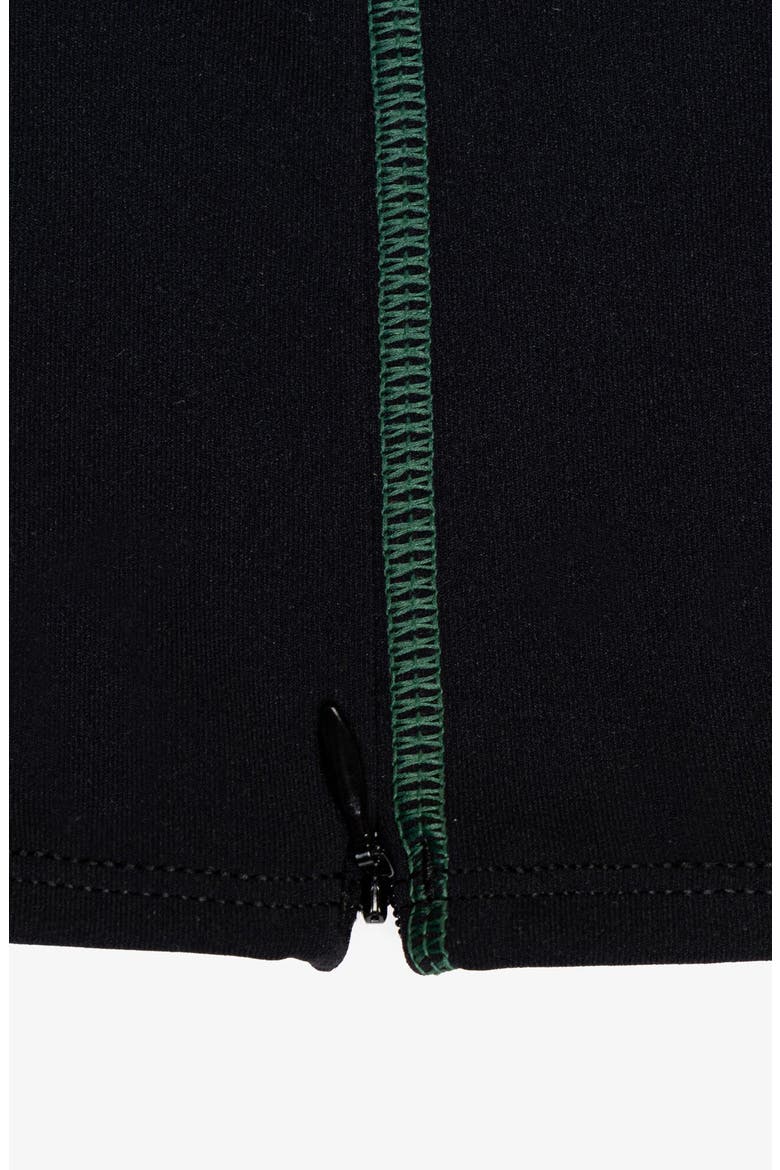 Zip Hem Leggings, Alternate, color, BLACK
