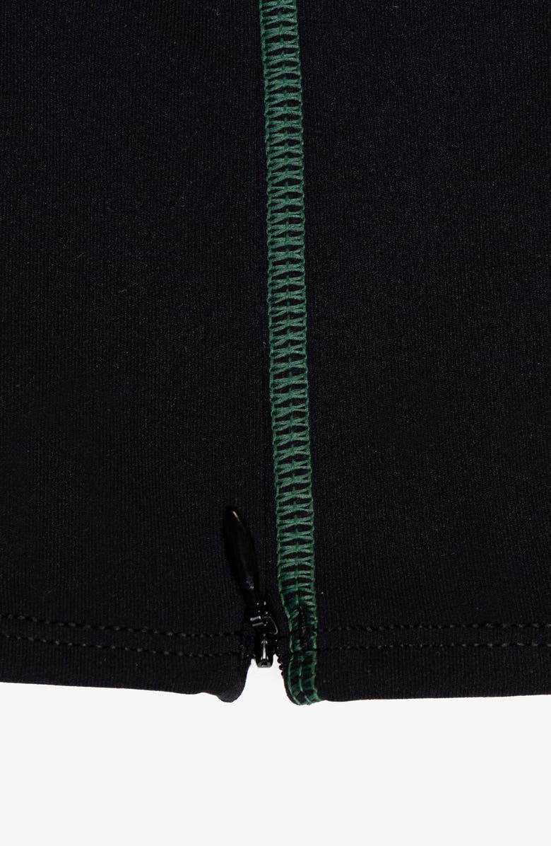 Lacoste Zip Hem Leggings, Alternate, color, Black