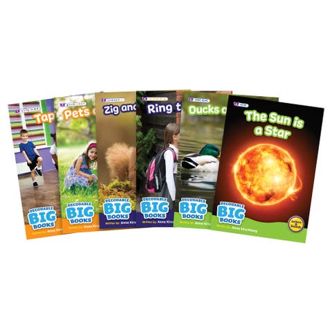 6 Xl Decodable Nonfiction Big Books