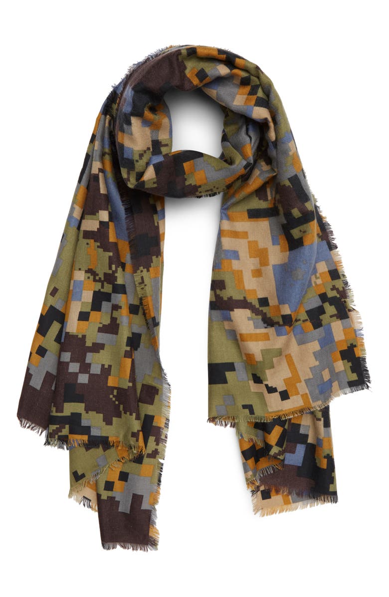 BP. Pixelated Camo Scarf, Main, color, 