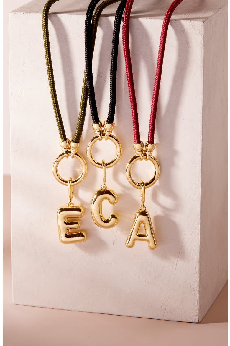 Kai Initial Charm Necklace, Alternate, color, GOLD/ PURPLE Q