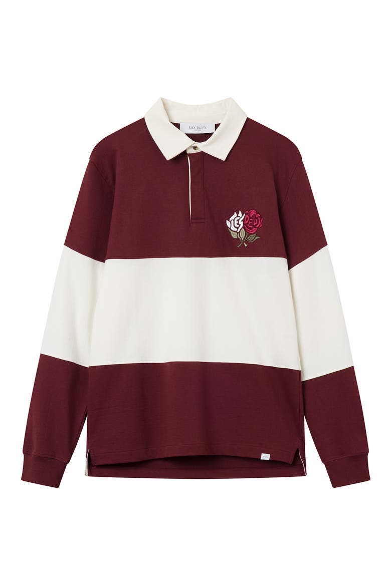 Felipe Rugby Shirt, Alternate, color, SHIRAZ/ LIGHT IVORY