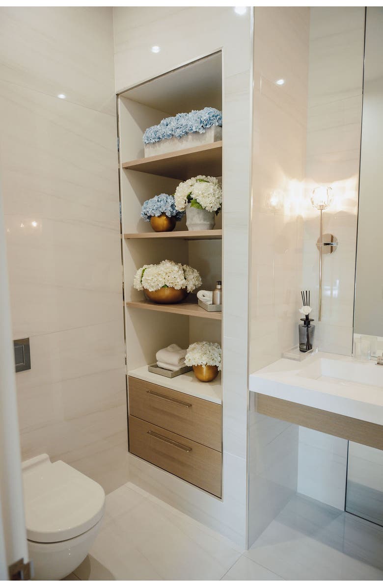 CocoBella Ryann RealTouch Hydrangea Arrangement, Alternate, color, Azure