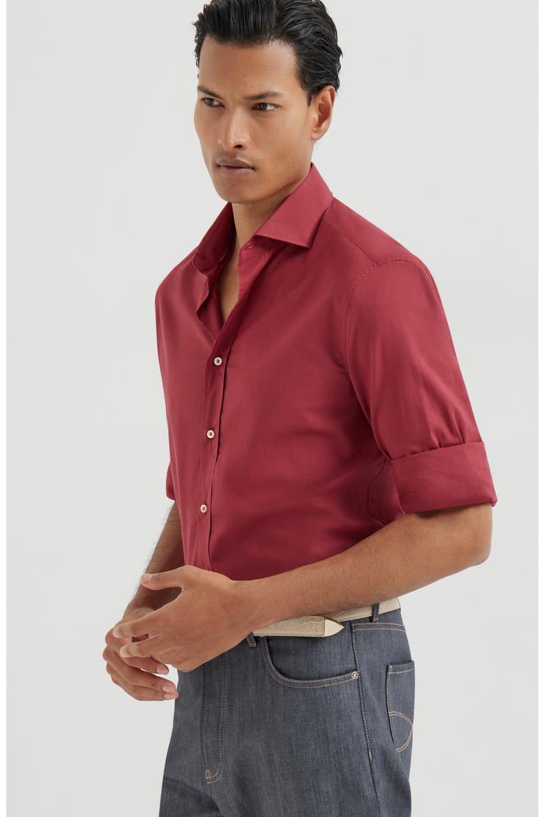 Muslin shirt, Alternate, color, Cherry