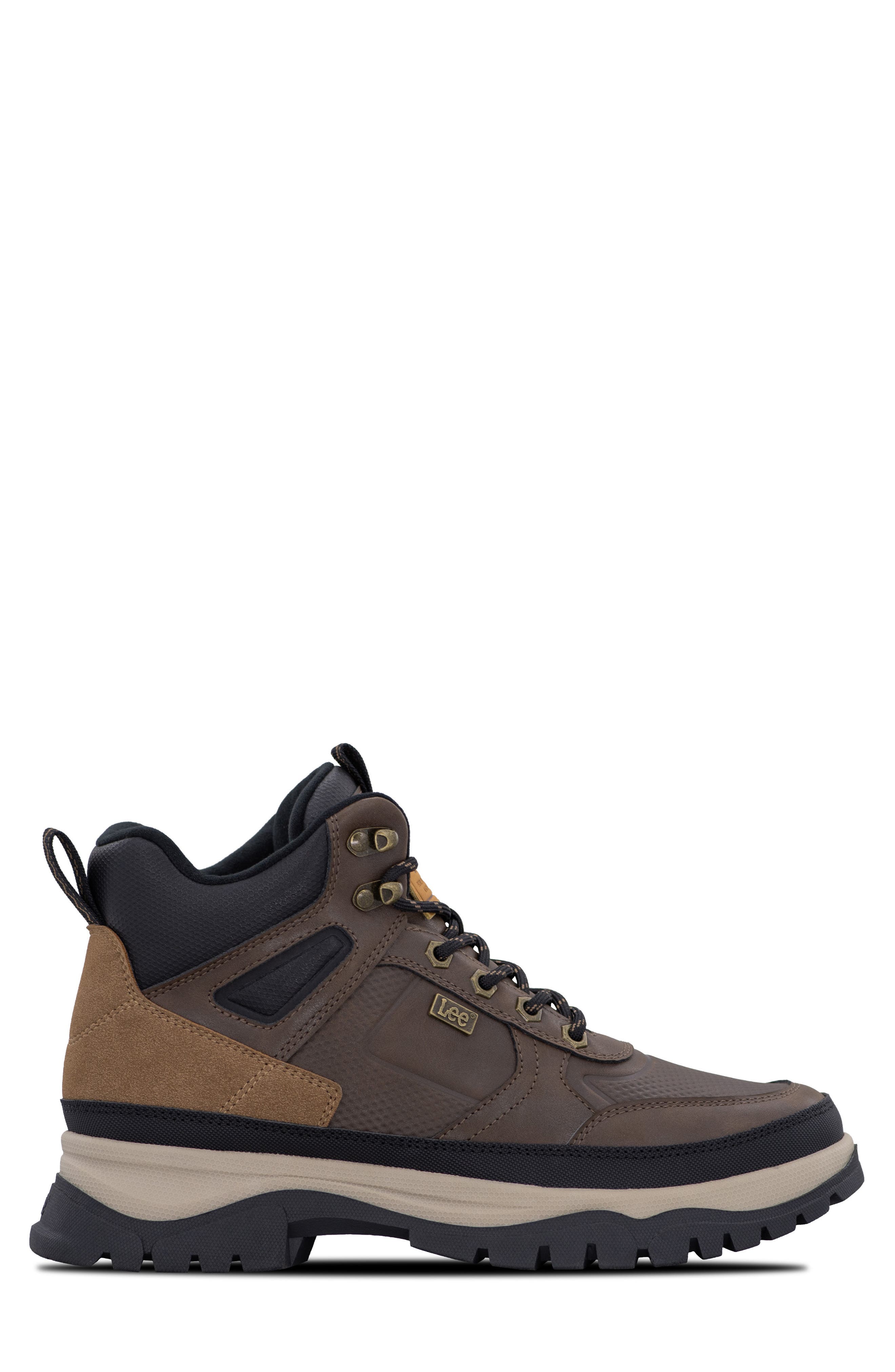Ryder Lace Up Boot, Alternate, color, DARK BROWN/ TOBACCO