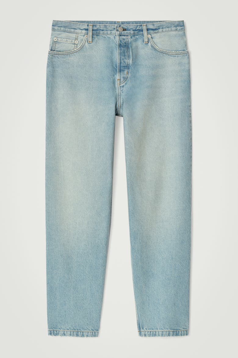 Dome Relaxed-Fit Straight-Leg Jeans, Alternate, color, BRIGHT BLUE