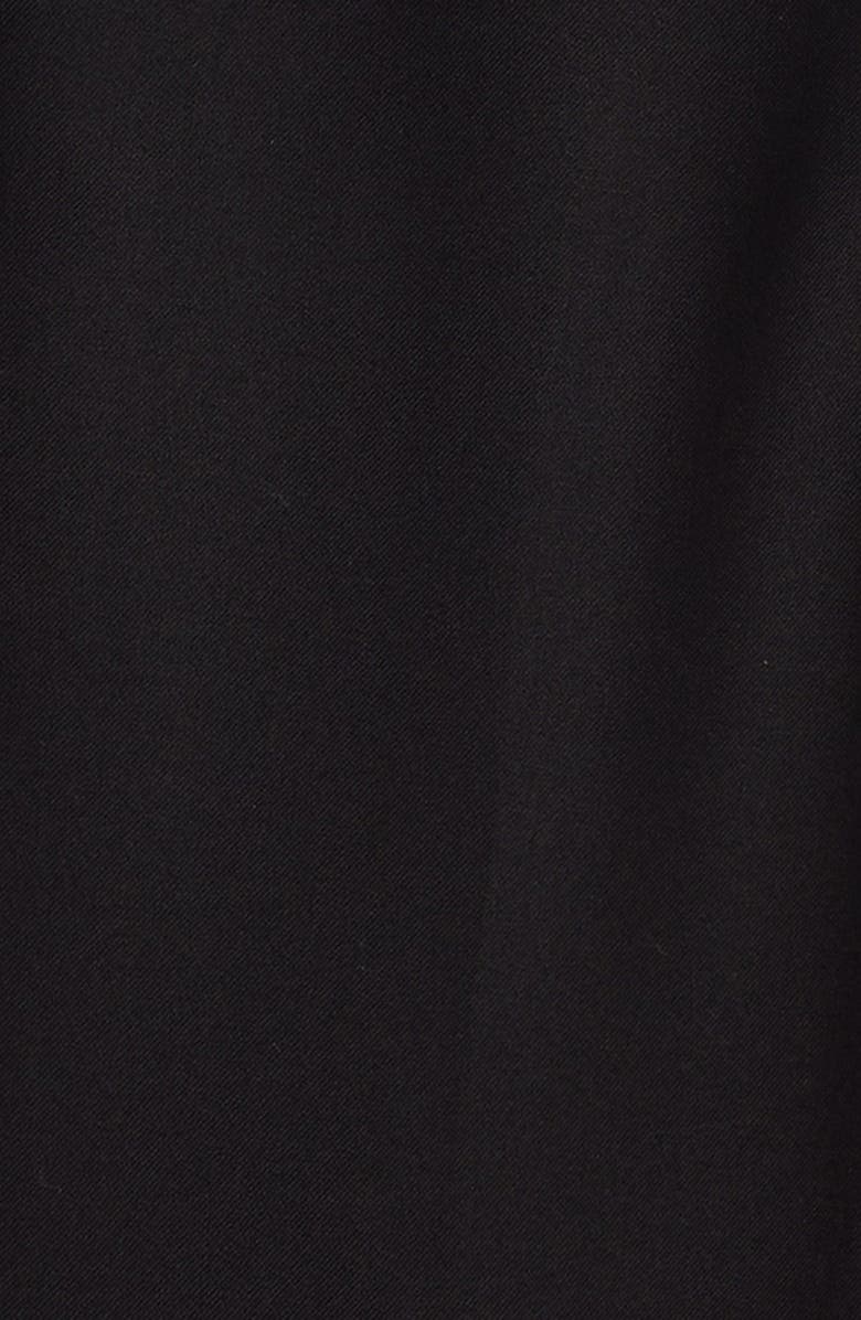 Johnston & Murphy Kids' Black Flat Front Stretch Twill Dress Pants, Alternate, color, 