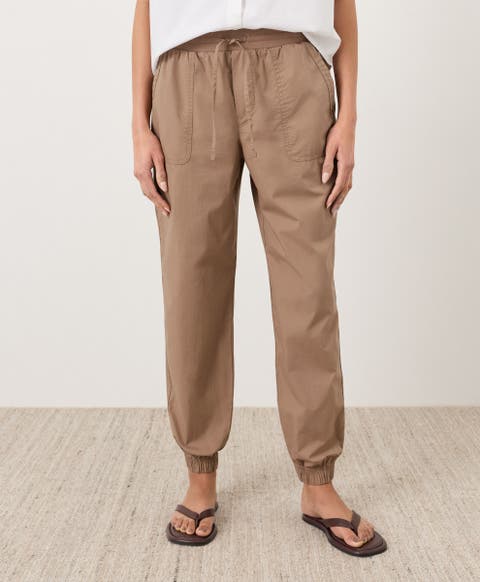 Organic Cotton Stretch Poplin Jogger