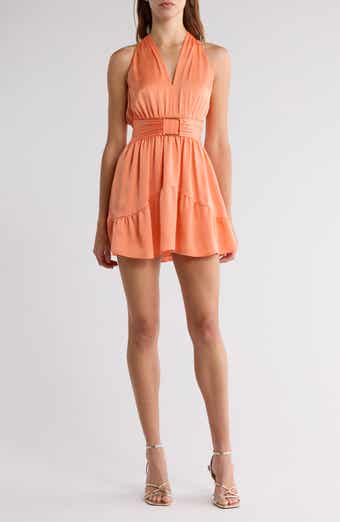 Ramy Brook Clover Sleeveless Plunge Neck Minidress