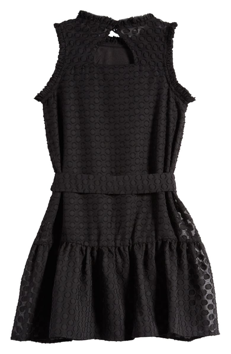 Ava 
Yelly Kids
 Ruffle Fil Coupé Dress, Alternate, color, 