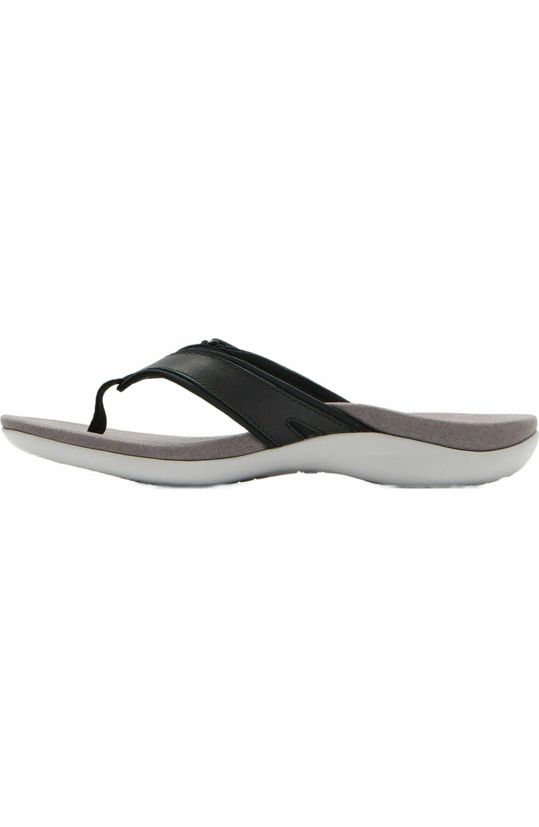 ABEO Oasis Sport Flip Flop, Alternate, color, Black - Regular