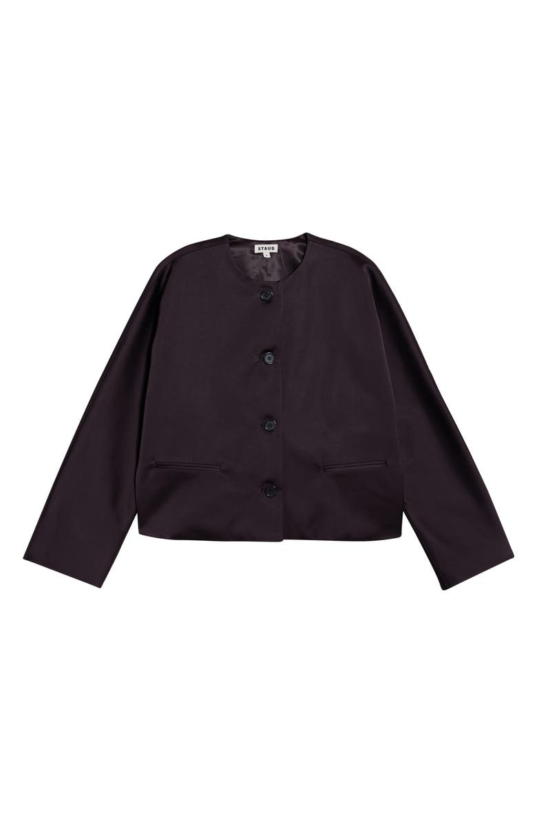 STAUD Liz Crop Jacket, Alternate, color, Earth