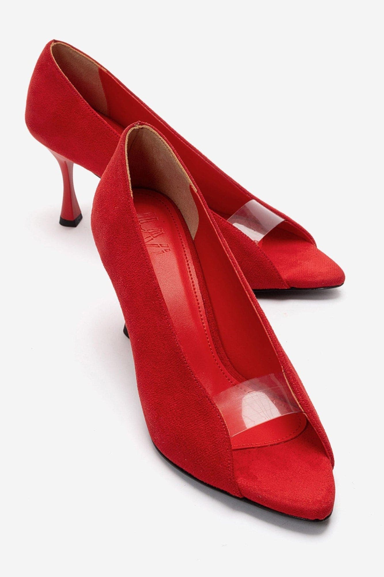Varelia Stiletto Sandal, Main, color, Red Suede