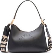 Stella McCartney Small Logo Leather Shoulder Bag