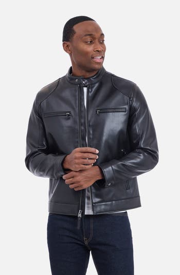 MICHAEL KORS バーニッシュ レザー ブレザー　ジャケット 公式アウトレット】バーニッシュ レザー ブレザー - アウター