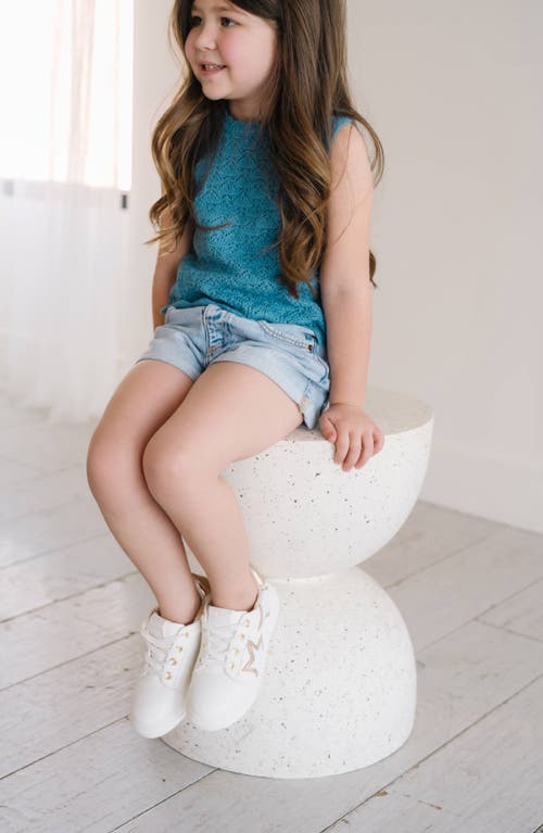 Yosi Samra Kids' Miss Harper Sneaker In Rose Gold