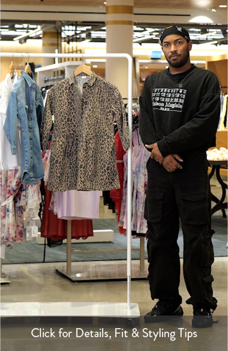 Kids' Leopard Shirtdress, sales video thumbnail