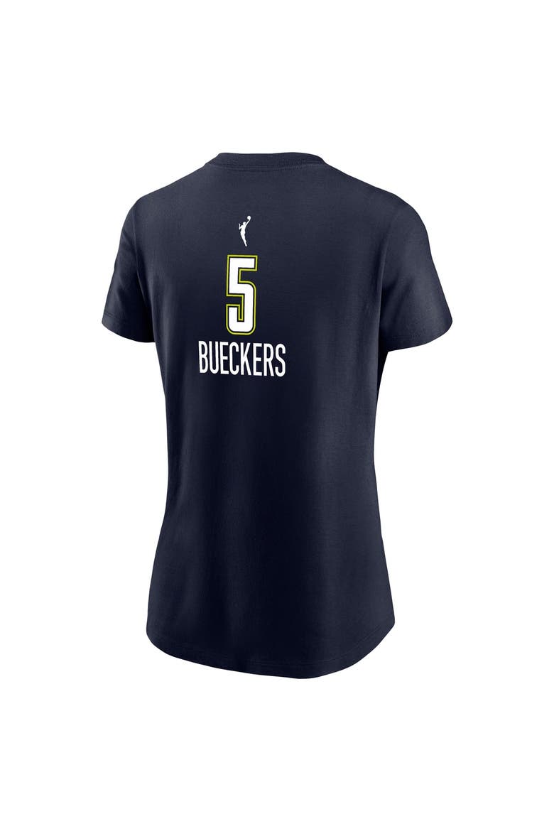 Women's Nike Paige Bueckers Navy Dallas Wings Explorer Name & Number T-Shirt, Alternate, color, Navy