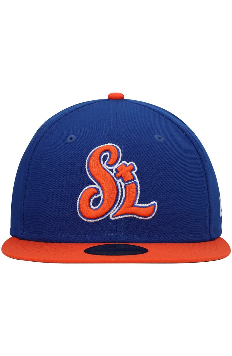 New Era Men's New Era Blue St. Lucie Mets Authentic Collection Team Home 59FIFTY Fitted Hat, Alternate, color, Blue