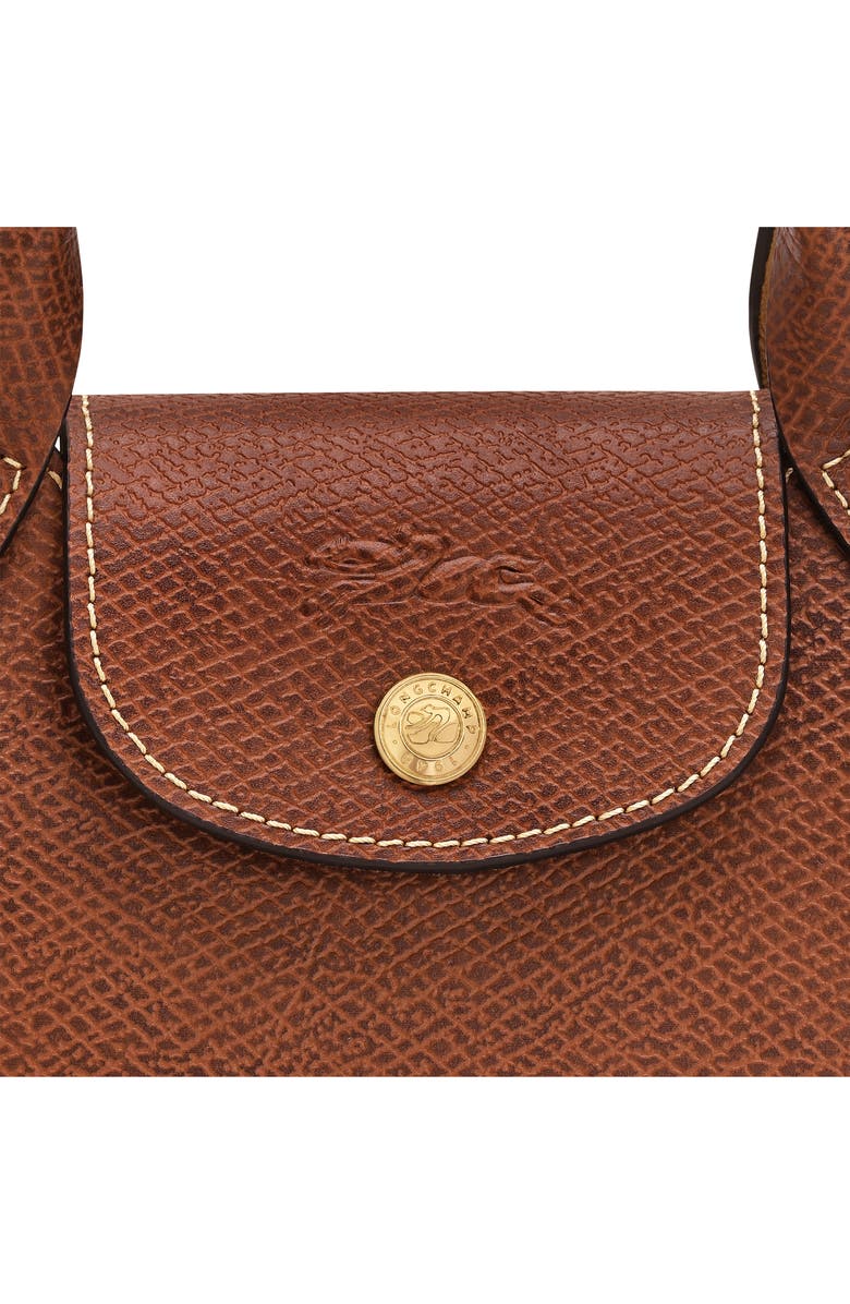 Longchamp Extra Small Épure Tote Bag, Alternate, color, Brown