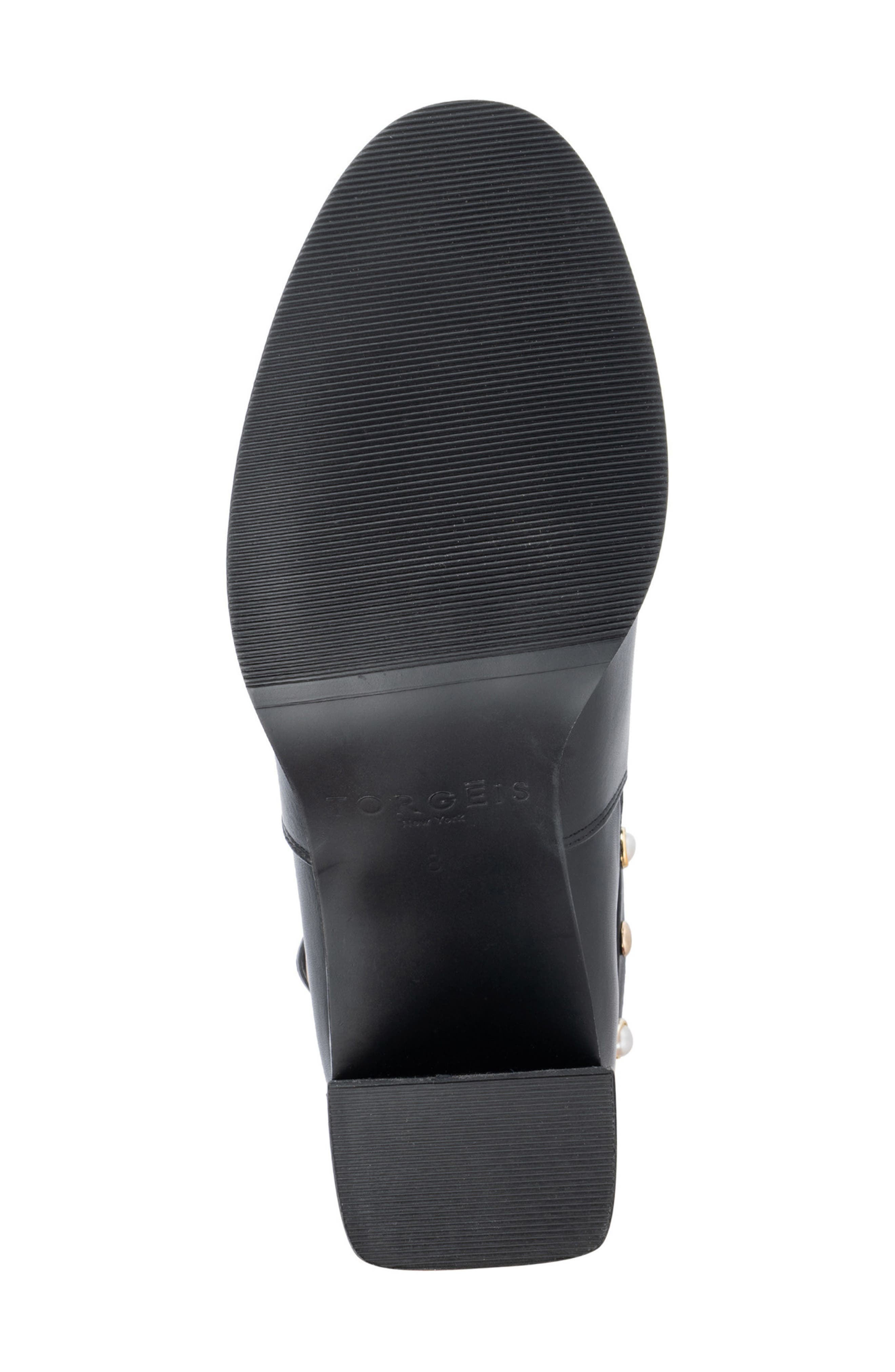 TORGEIS Ivy Studded Chelsea Boot, Alternate, color, Black